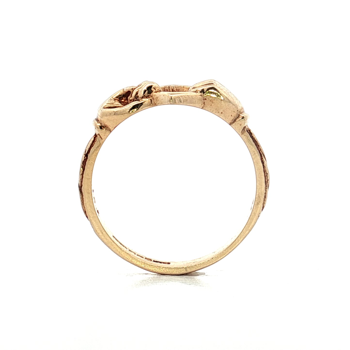 Vintage Mid-Century Promise Ring in 10k Yellow Gold