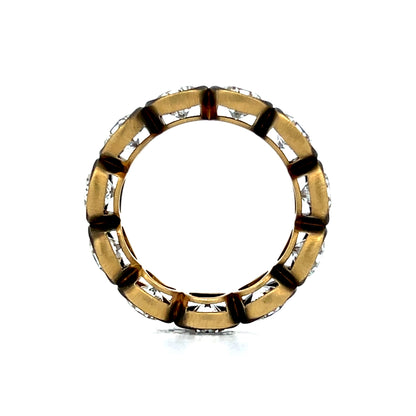 5.62 Bezel Diamond Black Rhodium Eternity Band