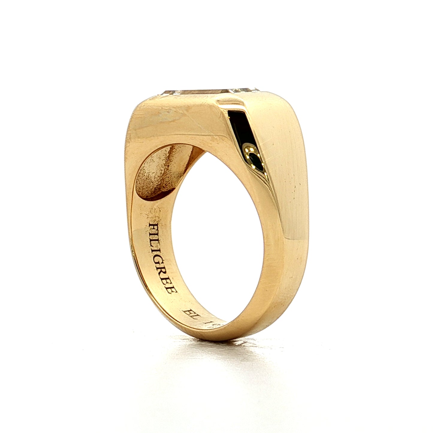 3.03 Filigree x Eleanor Leftwich Diamond Ring in 18k Yellow Gold