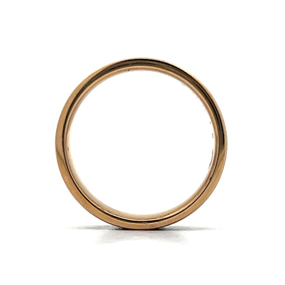 Mens Hammered Tantalum Wedding Band in 14k