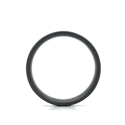 Mens Two-Tone Tantalum Wedding Band in 14k