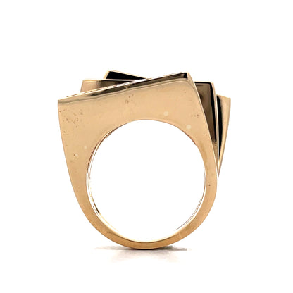 1.36 Diamond Stacking Cocktail Ring in 14k Yellow Gold