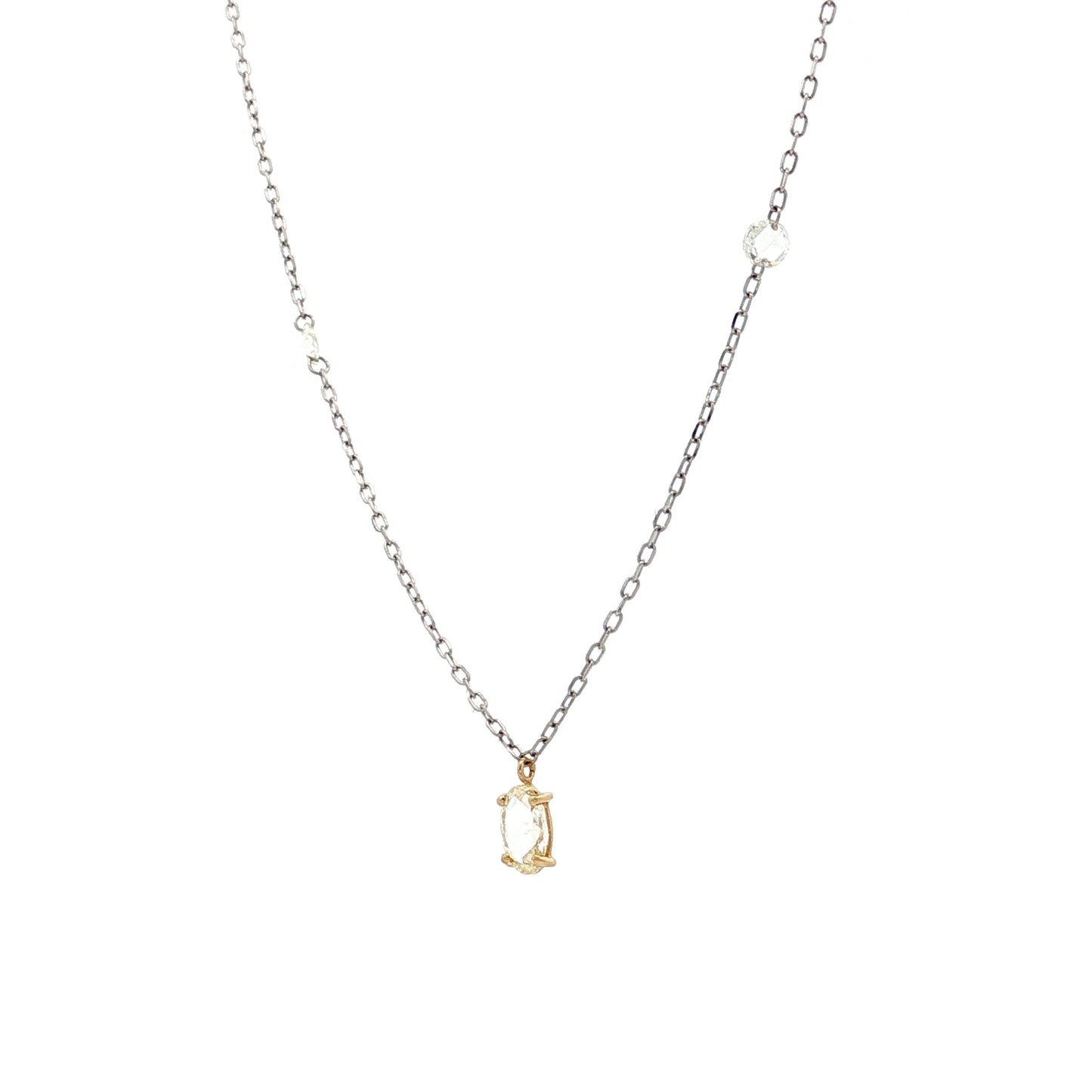 .27 Pear Diamond Pendant Necklace in 18k