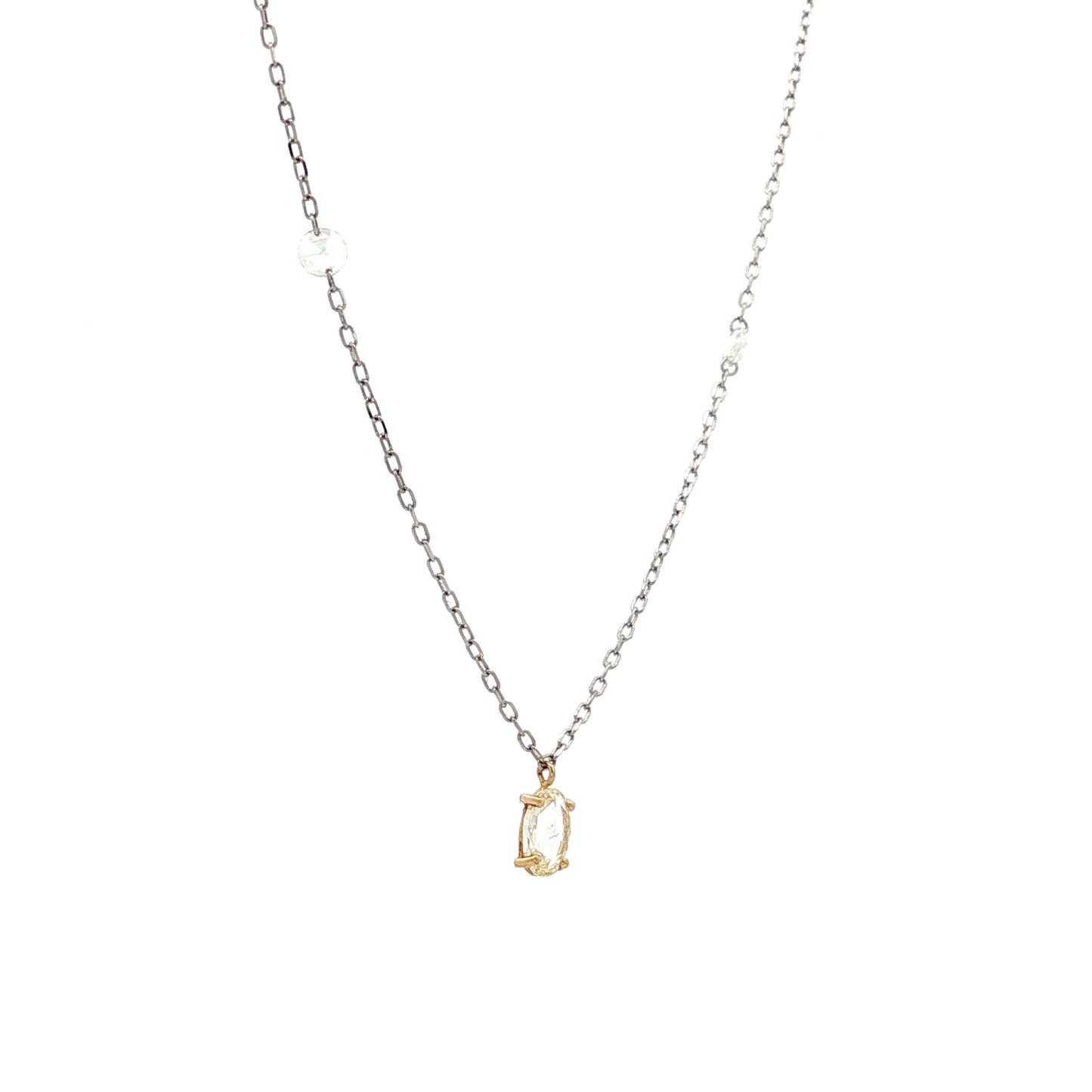 .27 Pear Diamond Pendant Necklace in 18k