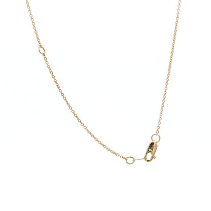 .83 Diamond Cross Pendant Necklace Two-Tone 18k