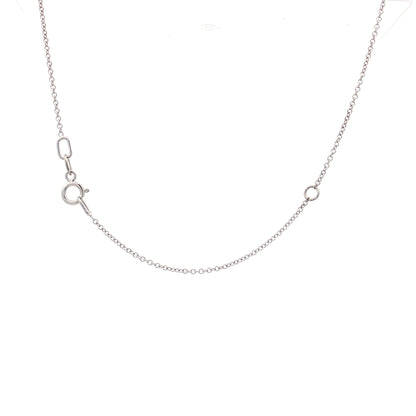 .26 Pear Rose Cut Diamond Pendant Necklace 14k