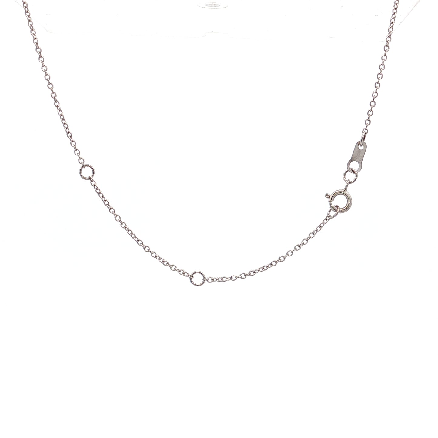 .24 Emerald Cross Pendant Necklace in 14k White Gold