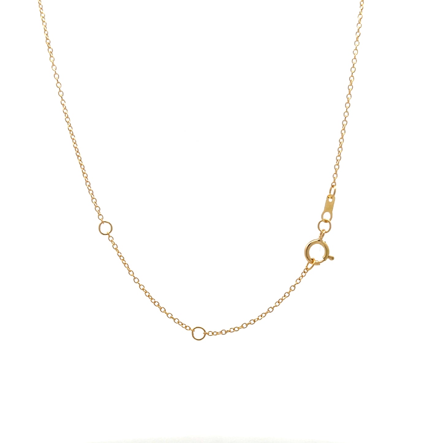 .43 Diamond Heart Shaped Pendant in 18k Yellow Gold