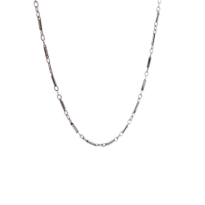 Antique Art Deco Chain Necklace in 14k White Gold
