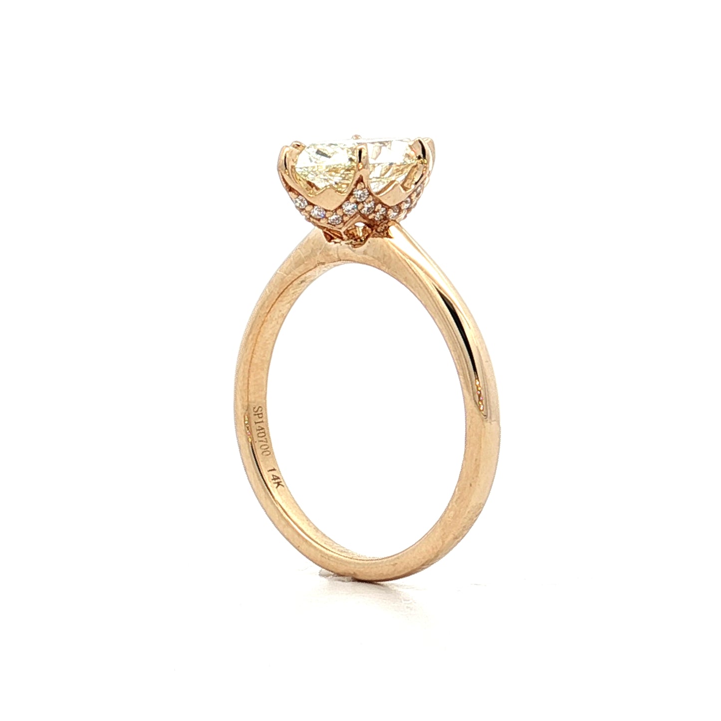 1.51 Marquise Diamond Solitaire Engagement Ring 14k