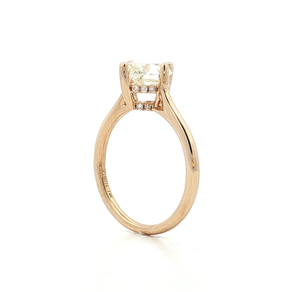 1.50 Oval Diamond Solitaire Engagement Ring in 14k
