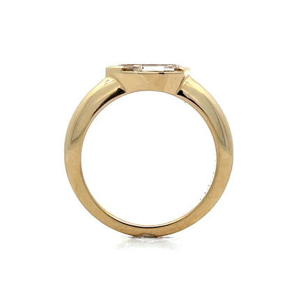 1.10 Cognac Diamond Engagement Ring in 14k