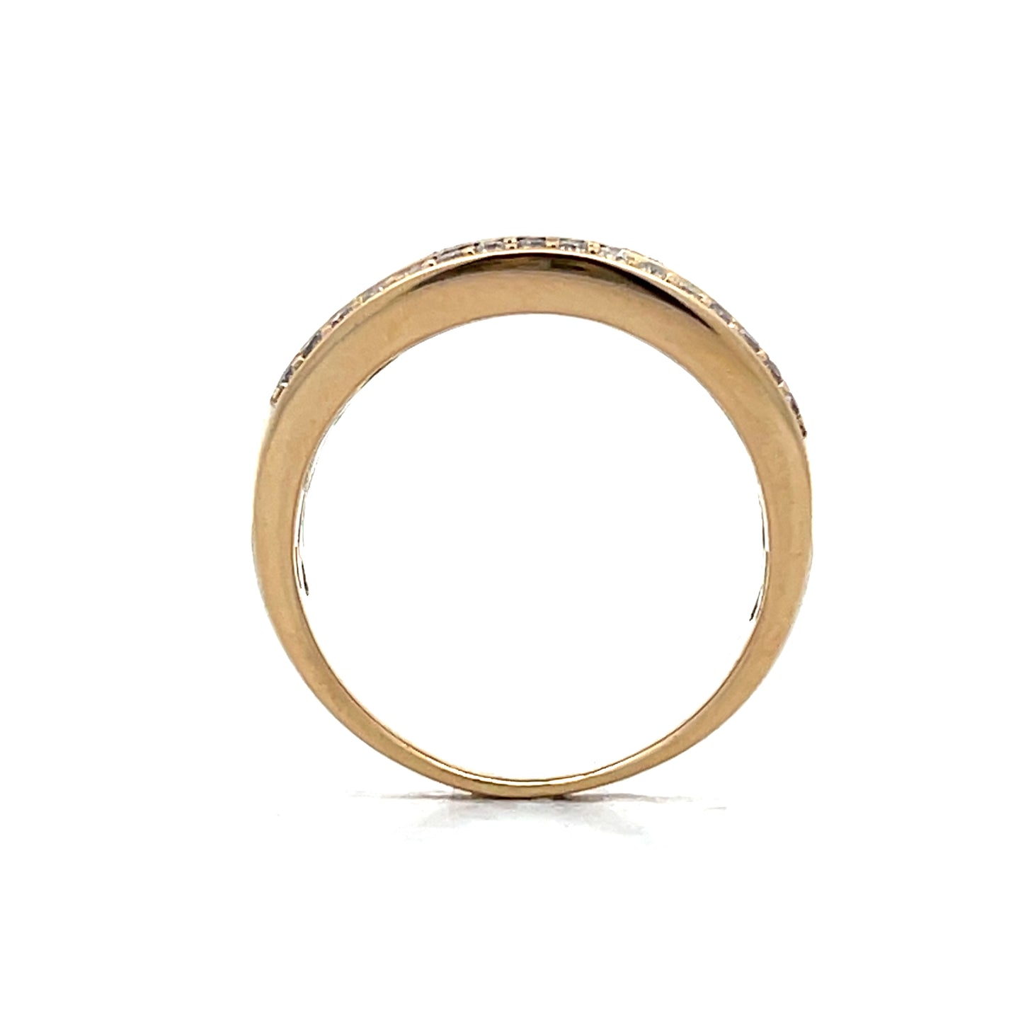.79 Diamond Cocktail Band in 14k Yellow Gold