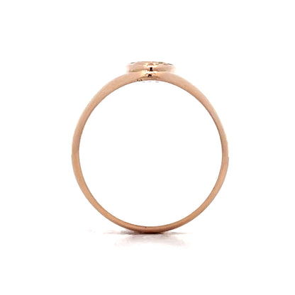 Antique Art Deco Engraved Navette Ring in 10k