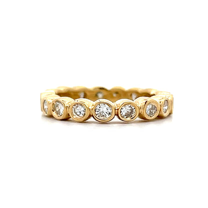 1.02 Bezel Diamond Eternity Band in 18k