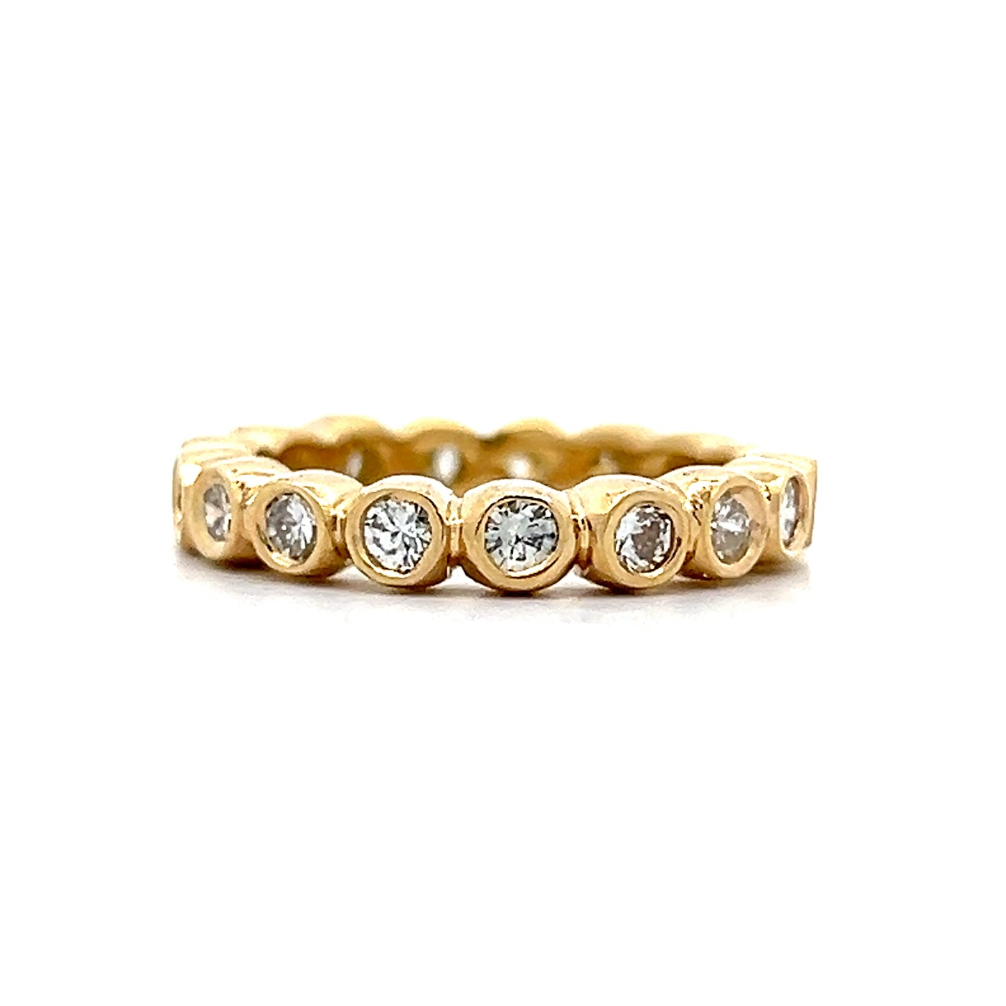 1.02 Bezel Diamond Eternity Band in 18k