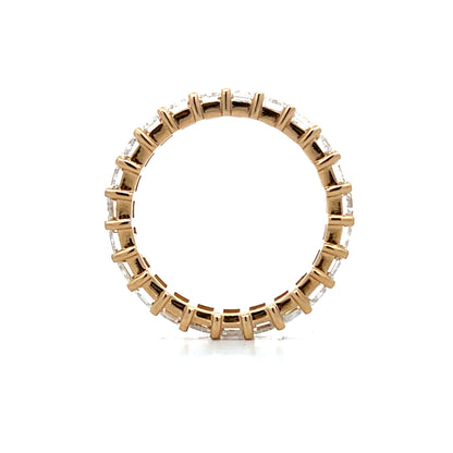 3.76 Emerald Cut Diamond Eternity Band in 14k