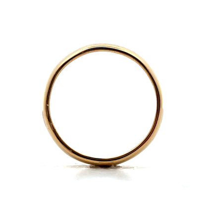 5mm European Style Wedding Band in 14k