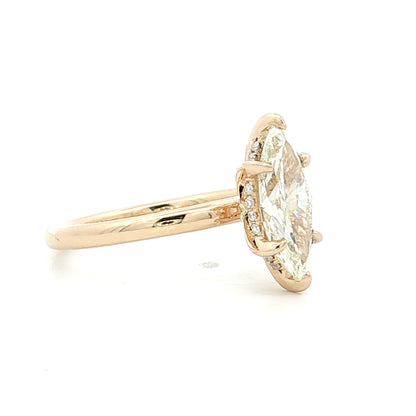 1.31 Marquise Diamond Solitaire Engagement Ring 14k