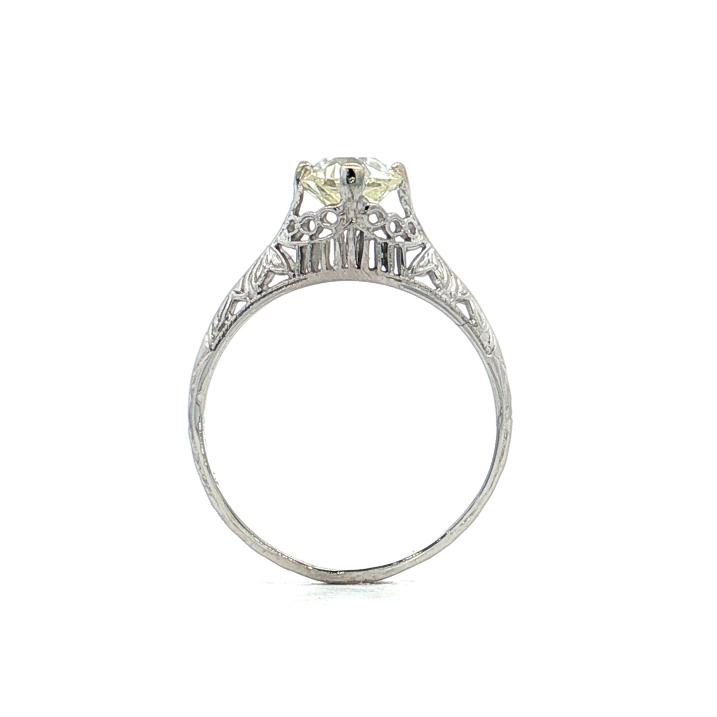 .99 Vintage Deco Diamond Engagement Ring 18k