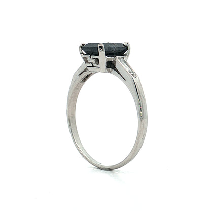 1.53 Salt & Pepper Diamond Engagement Ring Platinum