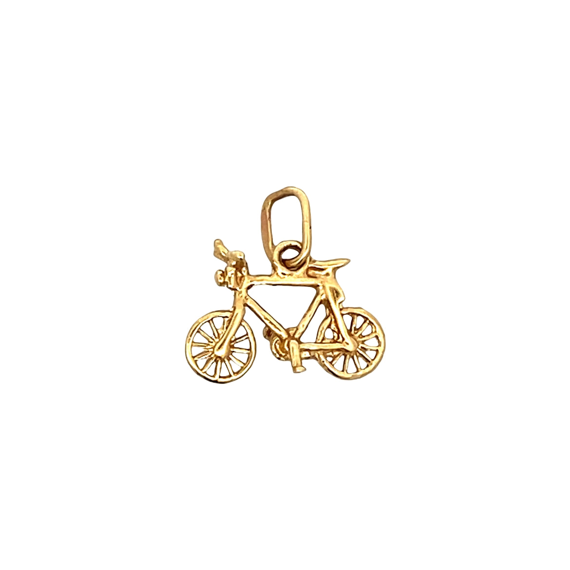 Bicycle Charm in 14k Yellow Gold