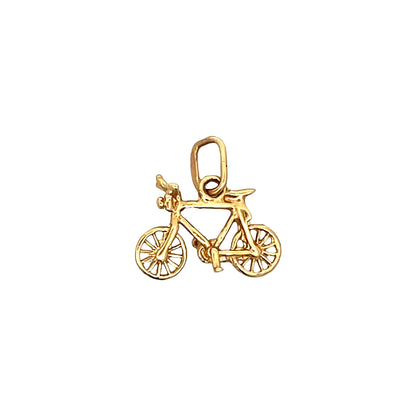 Bicycle Charm in 14k Yellow Gold