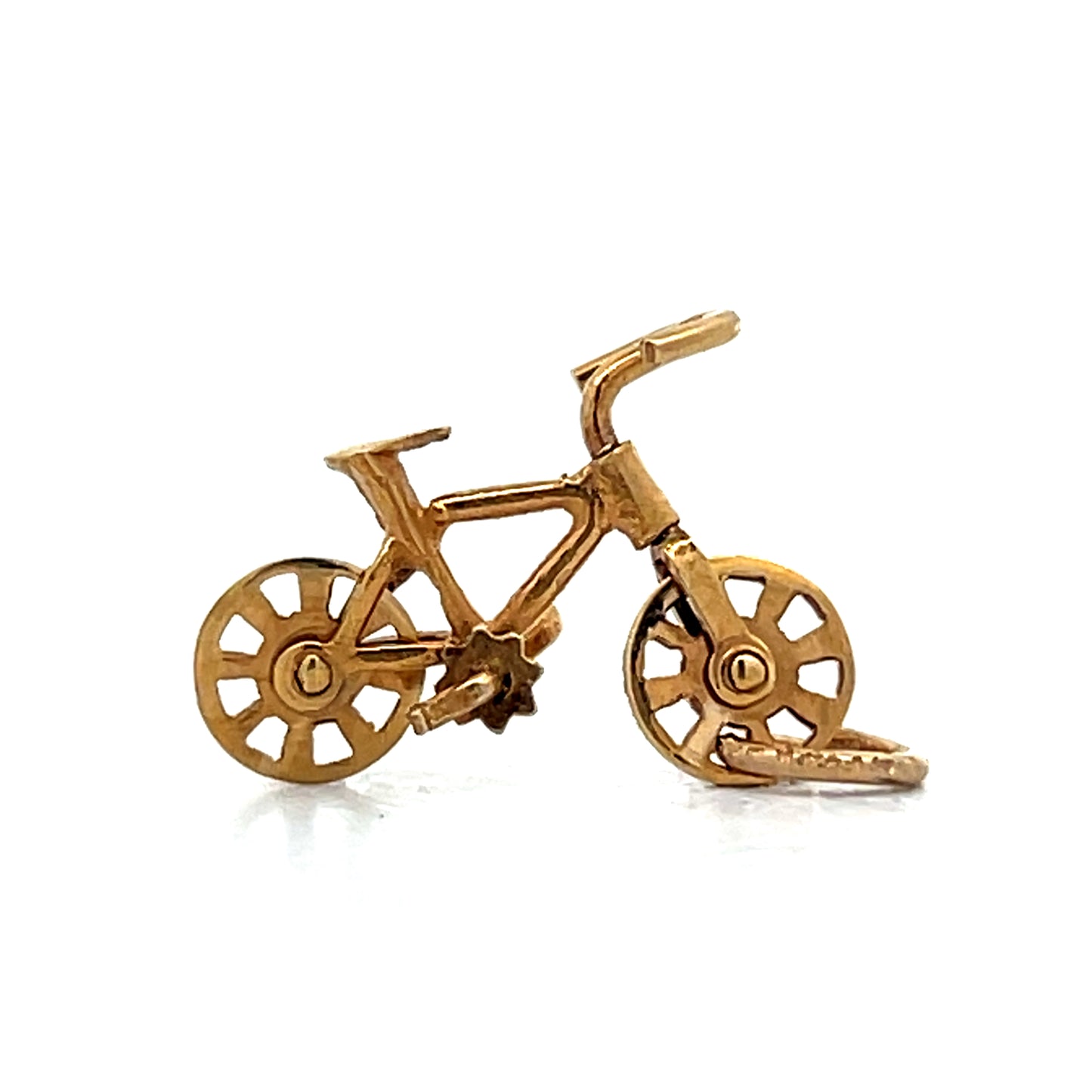 Bracelet Bicycle Charm in 14k Yellow Gold