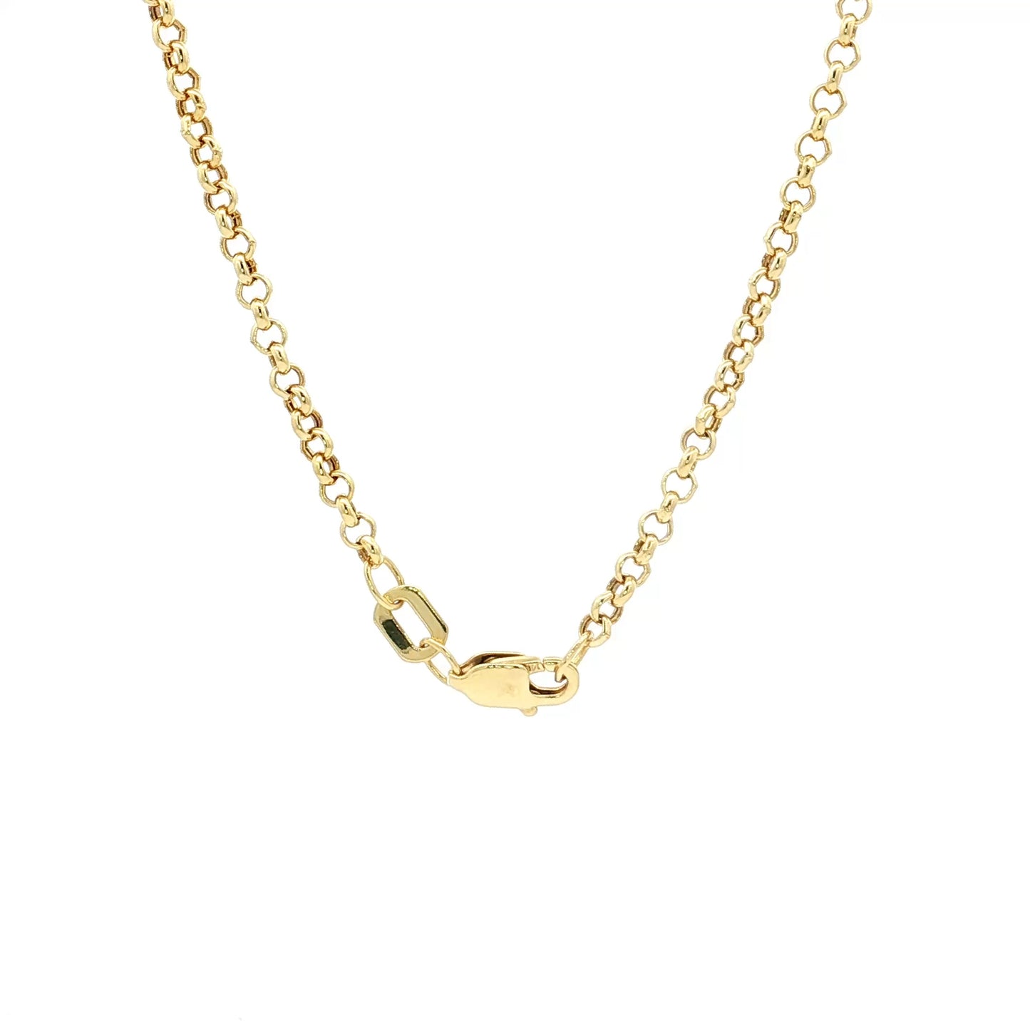 18" Classic Rolo Link Chain Necklace in 14k