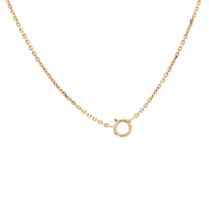 1.12 Hexagon Cut Diamond Pendant in 18k Yellow Gold