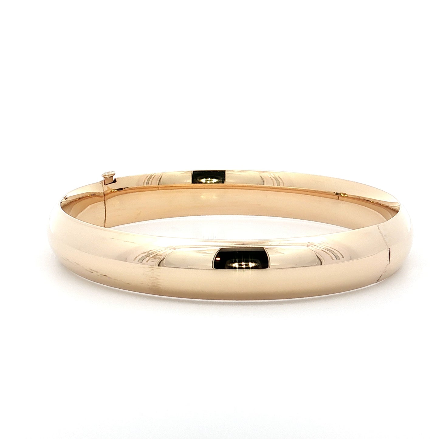 7.75" Classic Bangle Bracelet in 14k Yellow Gold
