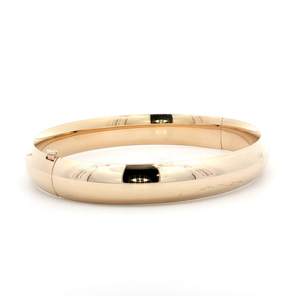 7.75" Classic Bangle Bracelet in 14k Yellow Gold