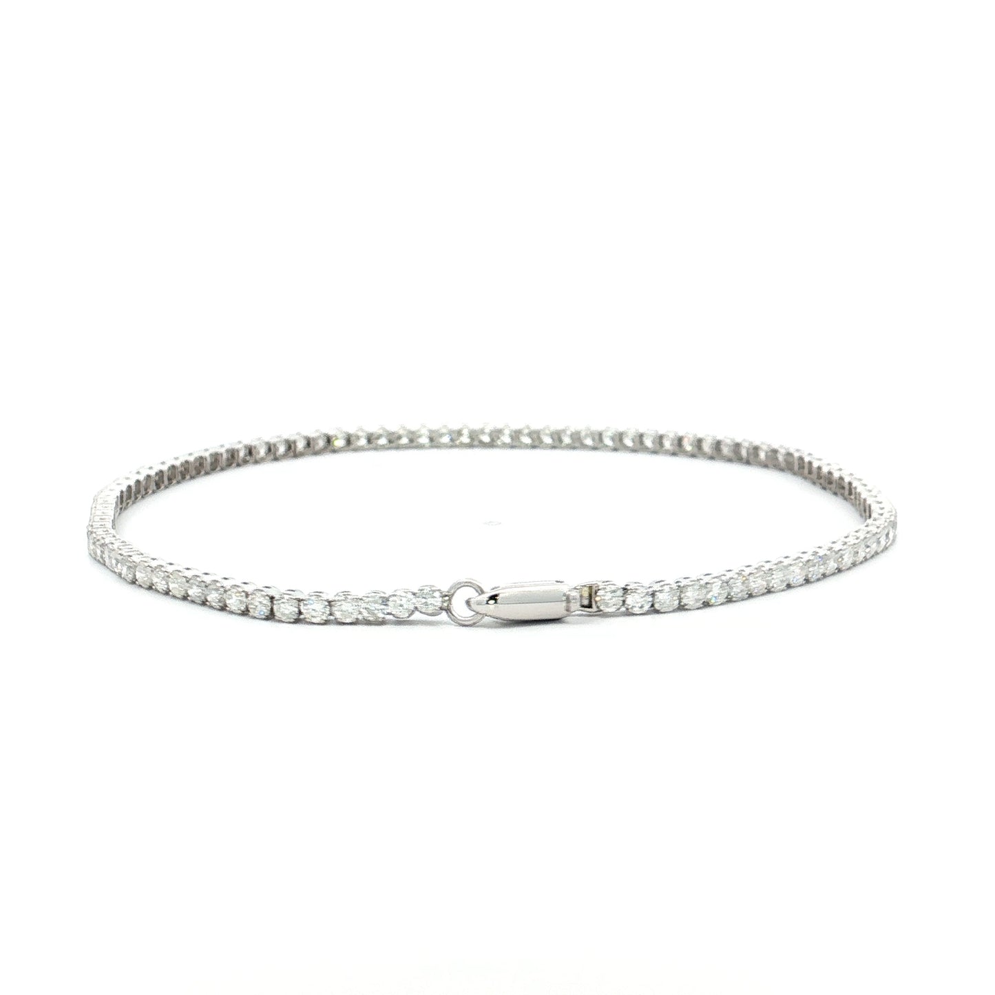 2.50 Diamond Tennis Bracelet in 14k White Gold