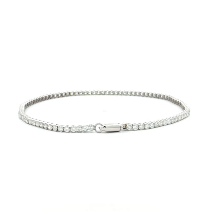 2.50 Diamond Tennis Bracelet in 14k White Gold
