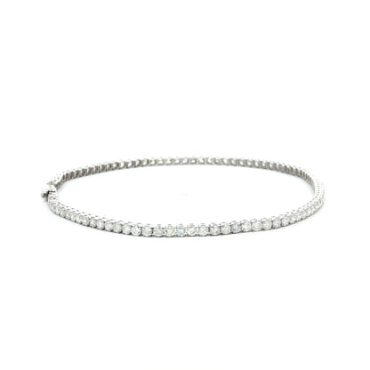 2.50 Diamond Tennis Bracelet in 14k White Gold