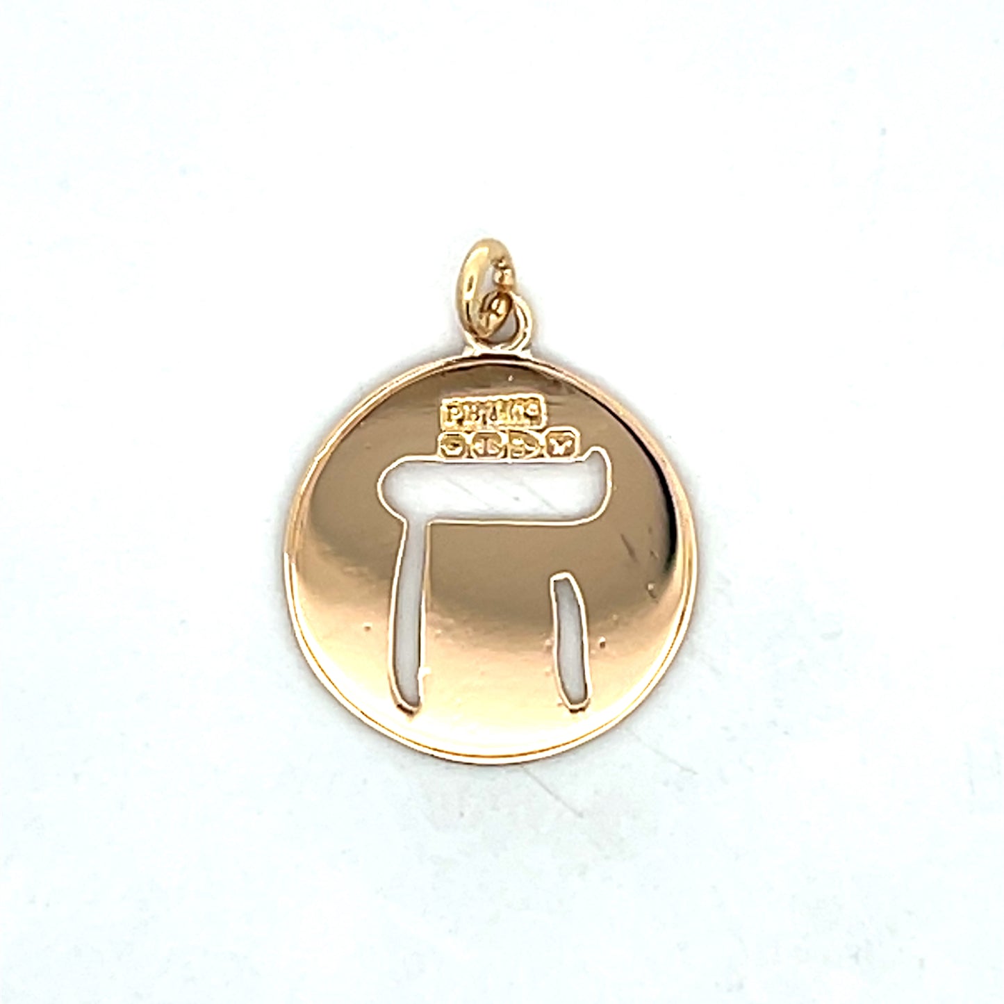 Chai Life Charm in 18k Yellow Gold