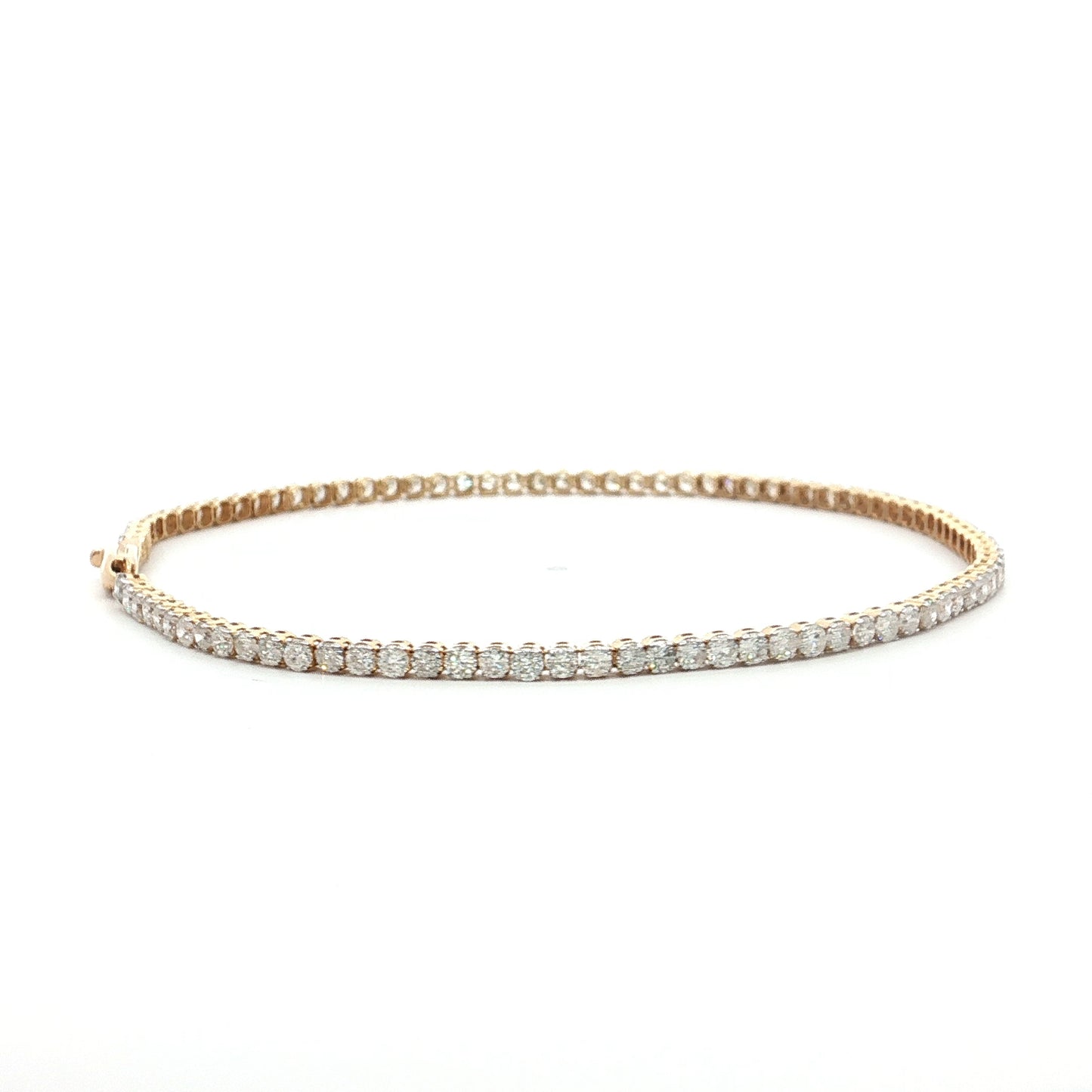 2.50 Round Brilliant Diamond Tennis Bracelet 14k