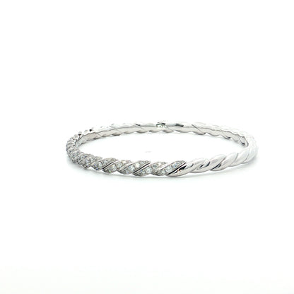 David Yurman Sculpted Cable Flex Bracelet 18k