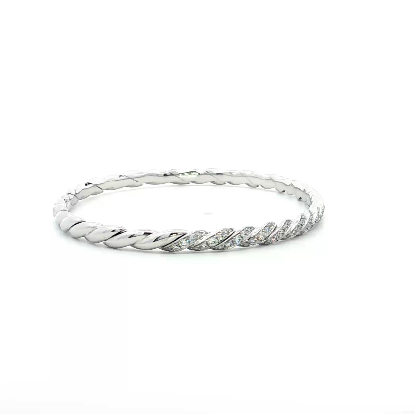 David Yurman Sculpted Cable Flex Bracelet 18k