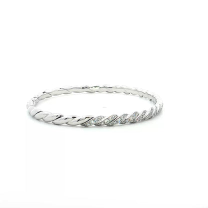 David Yurman Sculpted Cable Flex Bracelet 18k