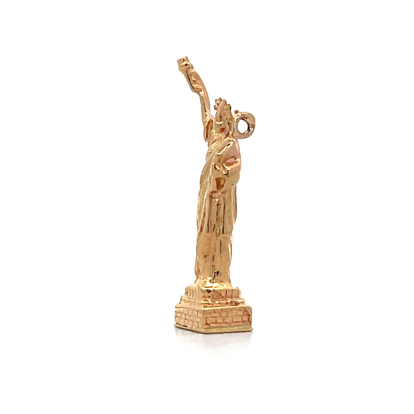 Statue of Liberty Charm in 14k Yellow Gold