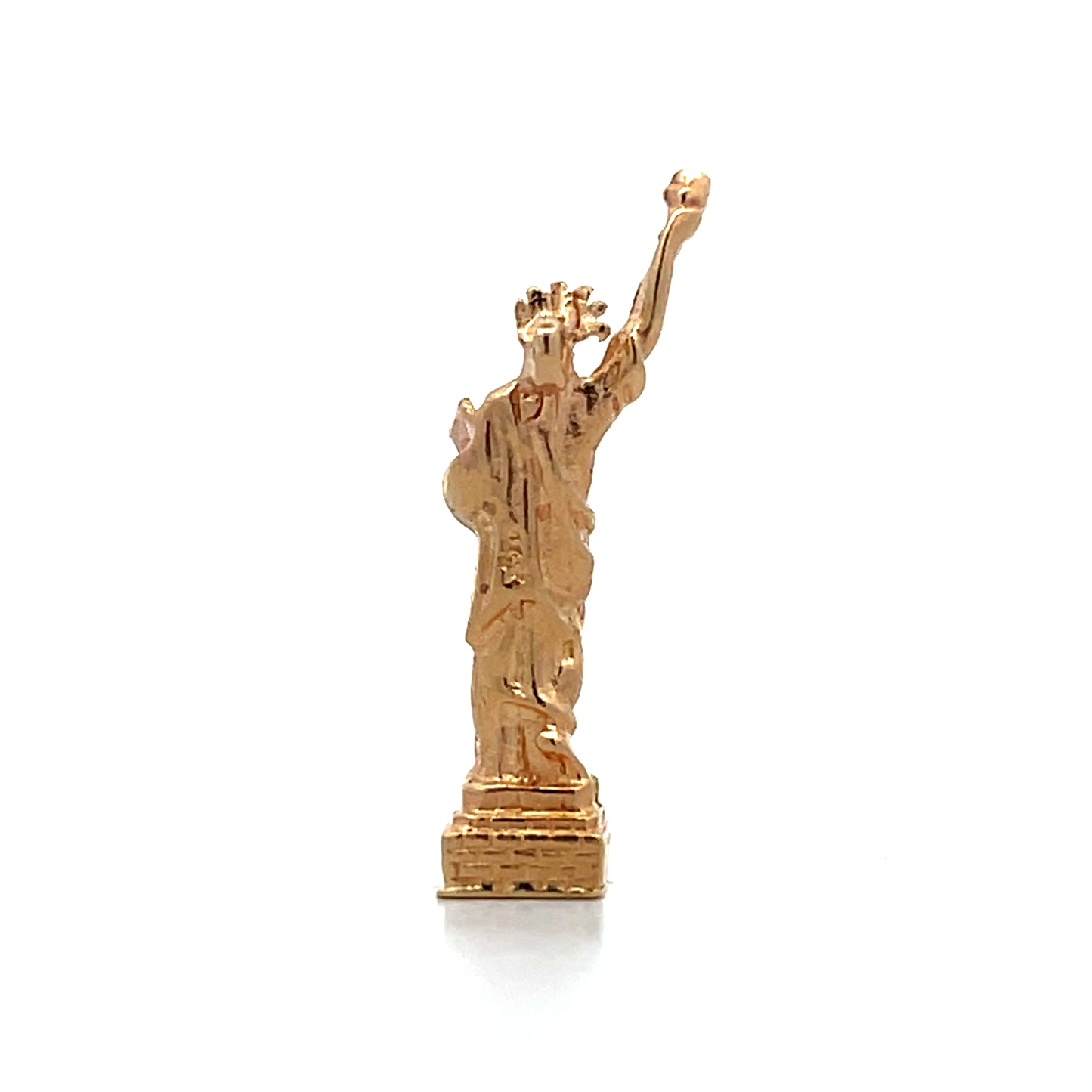 Statue of Liberty Charm in 14k Yellow Gold