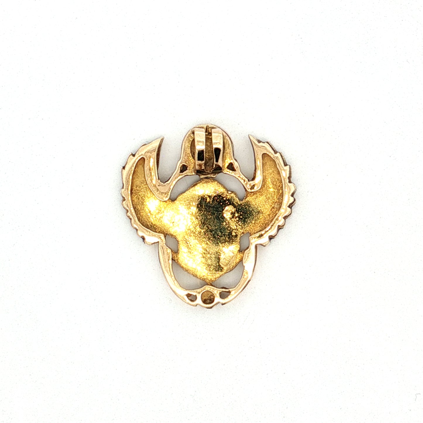 Egyptian Scarab Pendant in 18k Yellow Gold