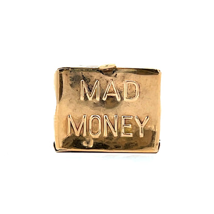 Vintage Mid-Century Money Box Charm in 14k