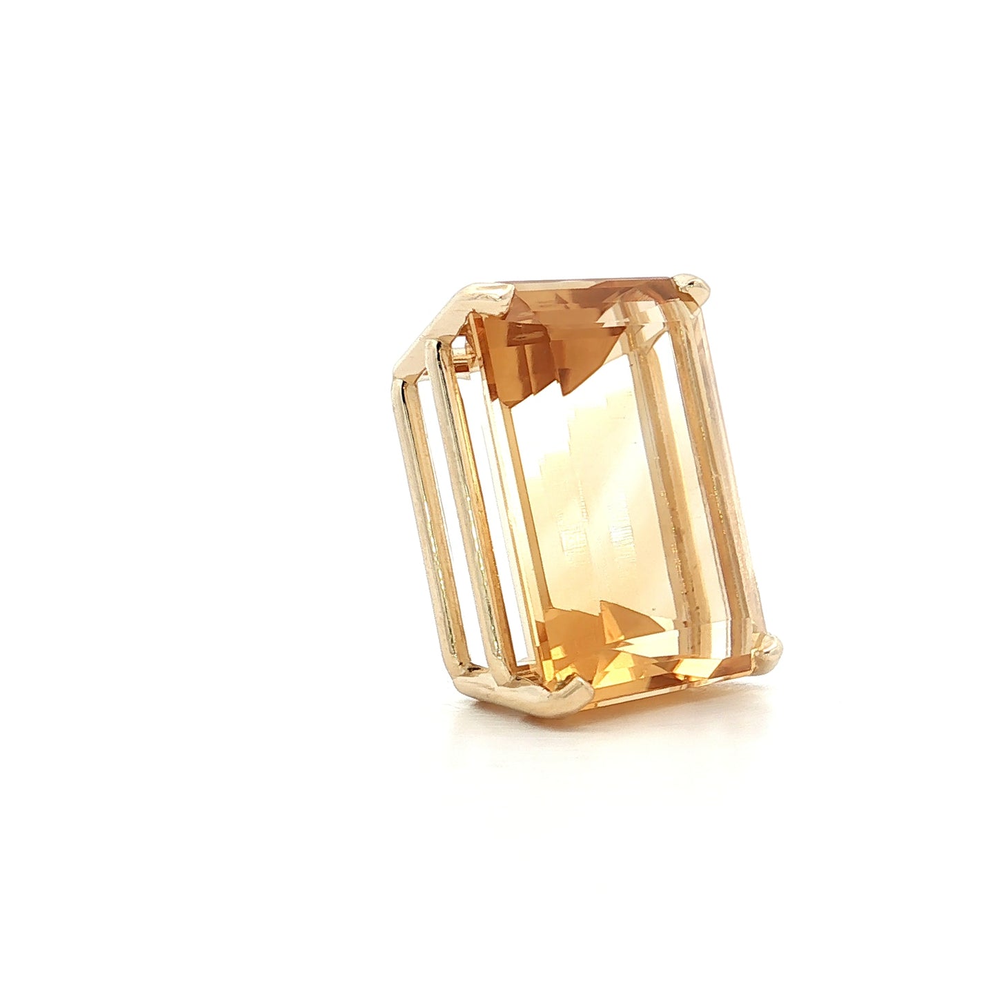 21.70 Filigree x Eleanor Leftwich Citrine Slider Pendant in 14k