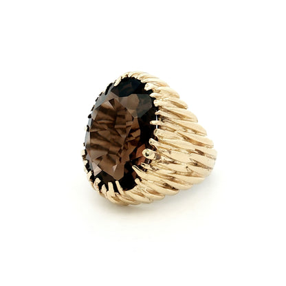 14.53 Filigree x Eleanor Leftwich Cocktail Ring in 14k Yellow Gold