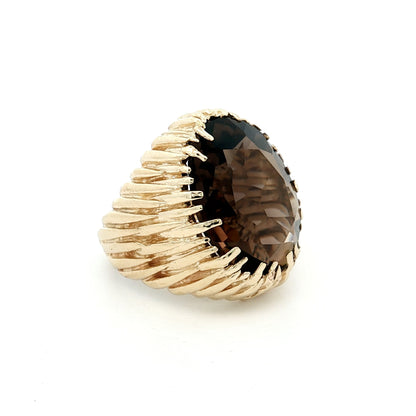 14.53 Filigree x Eleanor Leftwich Cocktail Ring in 14k Yellow Gold