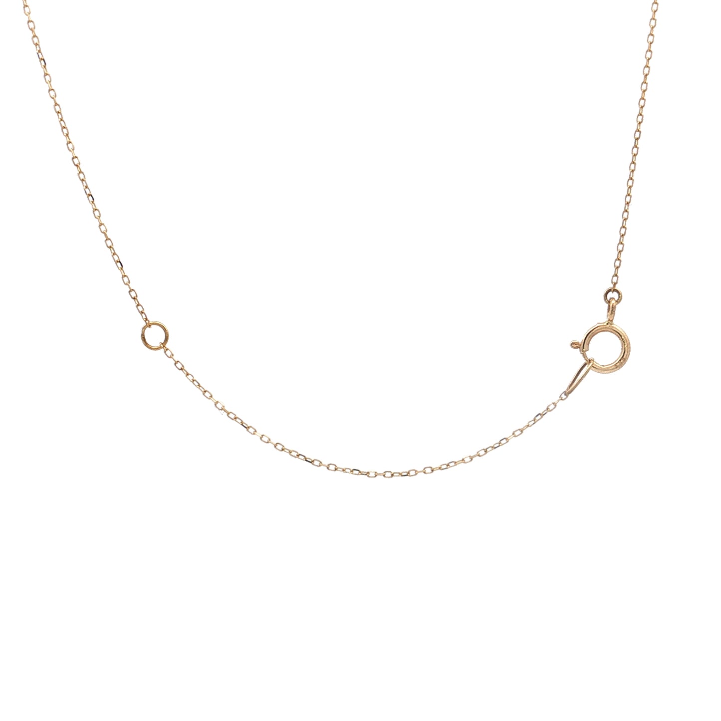 .10 Bezel Peridot Pendant Necklace 14k Yellow Gold