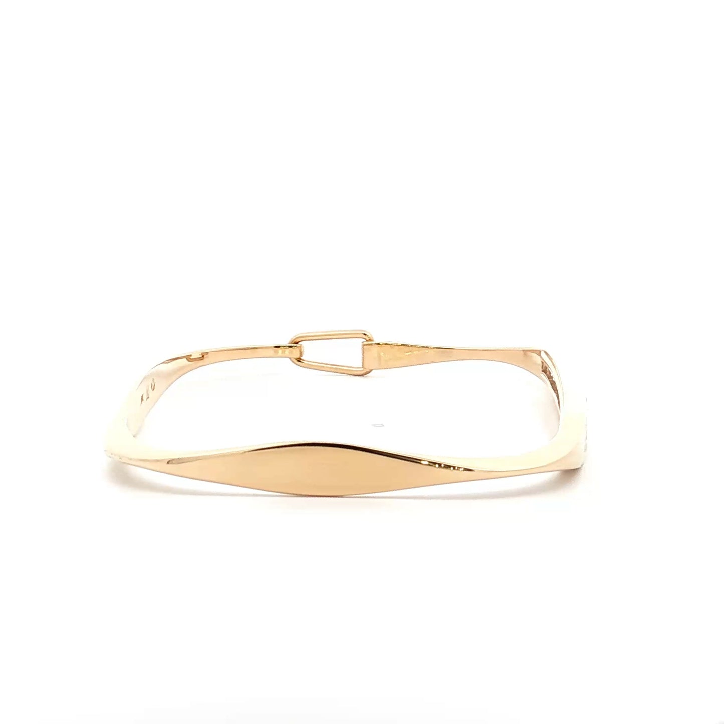 3 Carat Diamond Bangle Bracelet 18k Yellow Gold