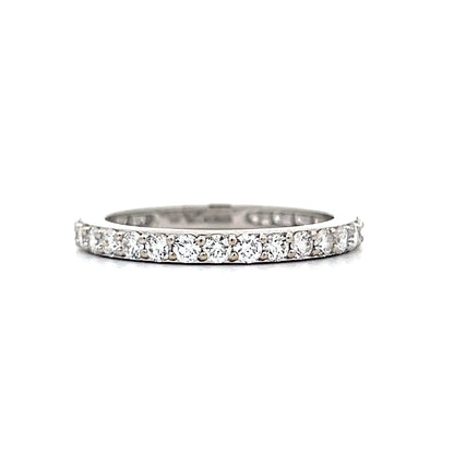 1.02 Diamond Eternity Wedding Band in 18k